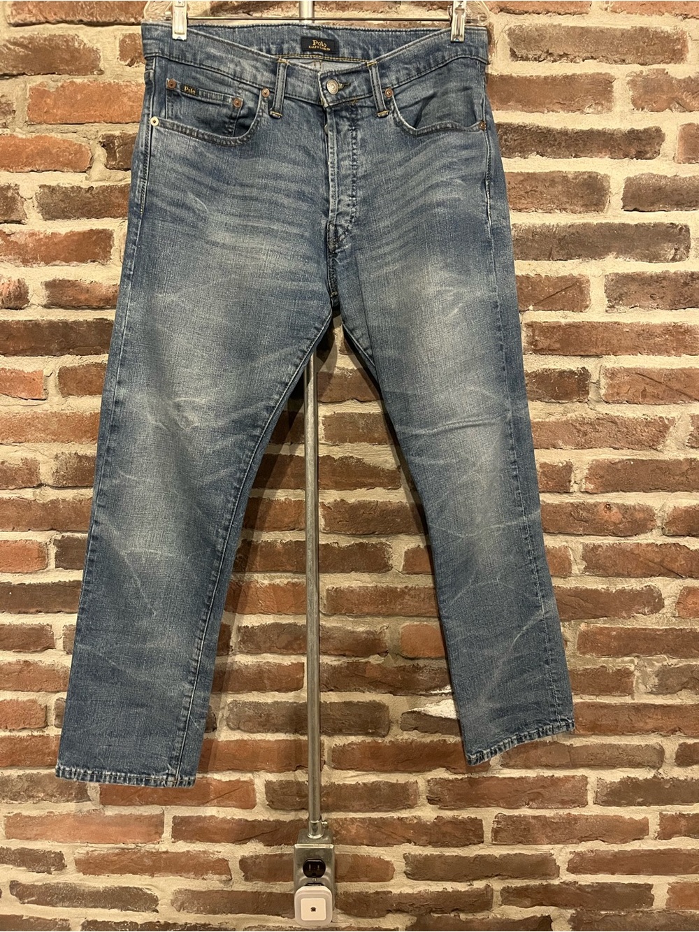 Polo Ralph Lauren Men's Varick Slim Straight Jeans Blue Waist 32